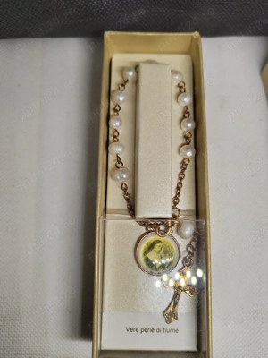 Brățară-rozariu catolic, dedicat Sfintei Rita de Cascia, Santa Rita da Cascia