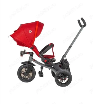 Tricicleta multifunctionala Coccolle Pianti, Ruby Red, trotineta, bicicleta