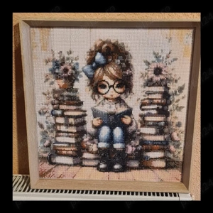 tablou diamant lucrat manual