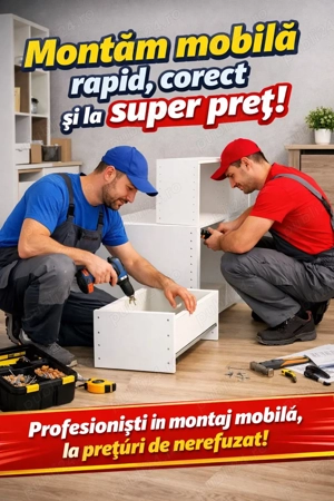 Montam mobila(Servicii de calitate)