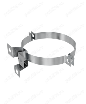 Coș de fum profesional inox dublu perete complet  - imagine 4