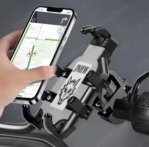 Suport 8 prinderi sigure telefon ghidon bicicleta trotineta scuter motocicleta cursiera mtb rotativ