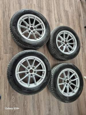 Oferta!! Jante Bmw seria 3 G 20 originale cu cauciucuri cu tot 205 60 R16 continental iarna 2023 - imagine 6