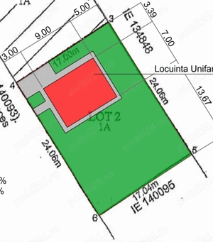 Teren cu Autorizatie pentru casă individuală P+1 în Bragadiru , Strada Curcubeului.410 mp.