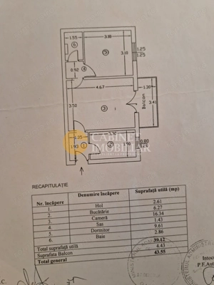 2 Camere-etaj 2-Rond Zimbru - imagine 10