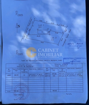 Teren ARCADIA - Splai Bahlui - 980mp - toate utilitatile - imagine 2