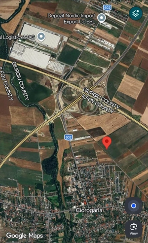 Vând teren intravilan langa A0 si A1