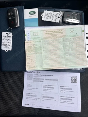 Range Rover Evoque, 88.900 km, Automat, 4x4, 2,0, 150 CP, an 2017 - imagine 10