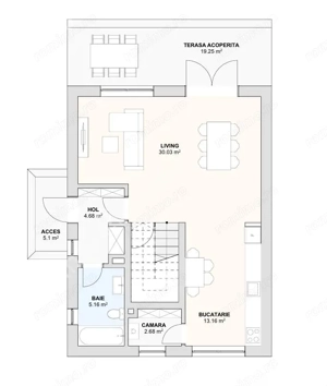 Casa individuala cu 4 camere si teren de 380 mp in Sura Mica - imagine 3
