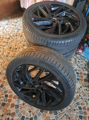 Jante Hyundai Tucson 19” + anvelope Continental – IMPECABILE - imagine 3