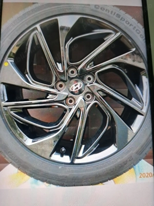 Jante Hyundai Tucson 19” + anvelope Continental – IMPECABILE
