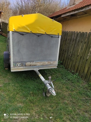 Remorca cu 2 usi si prelata inalta - imagine 4