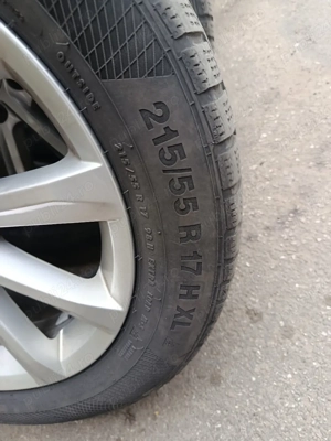 Jante vw 5x112 17 originale,audi, Skoda,215 55 17 - imagine 2