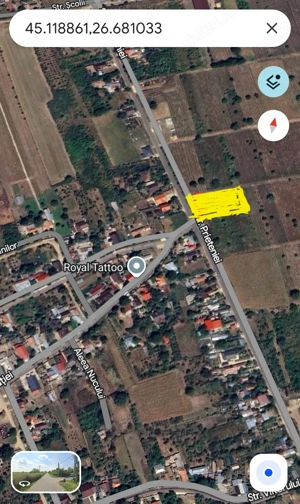 Teren intravilan construibil 1700 mp Ograzile ( Merei) deschidere 30 ml - imagine 4