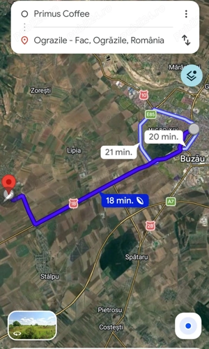 Teren intravilan construibil 1700 mp Ograzile ( Merei) deschidere 30 ml - imagine 6