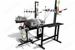 Masina de imbuteliat cu 4 capete de lucru