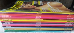Colectie reviste HUSTLER - 49 reviste in perfecta stare !!