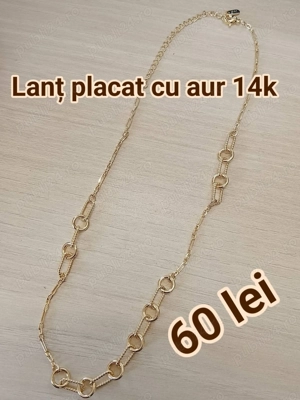 Lanț placat cu aur 14k 
