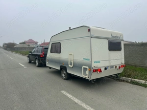 Rulota olandeza beyerland inmatriculata reconditionata cu panou solar ,tv, cort nou etc