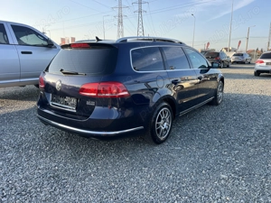 VW Passat 2.0 diesel, euro5, automat, navi, piele, panoramic - imagine 3