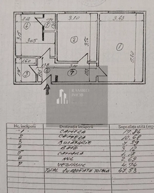 APARTAMENT 2 CAMERE, SECTOR 3, OZANA, DE RENOVAT - imagine 8