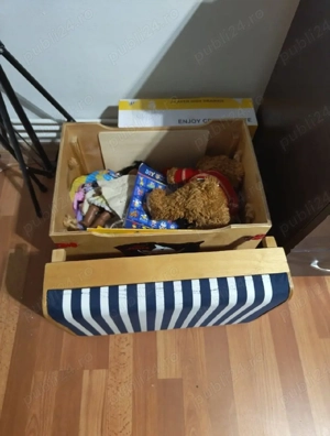 Cufăr de comori si bancheta Capt'n Sharky - perfect pentru depozitarea jucăriilor - imagine 5