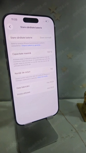 iPhone 16 Pro 5G 128GB Baterie:100%