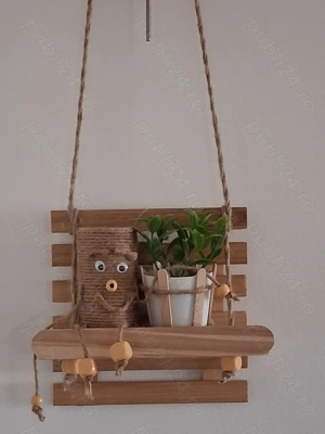 Decoratiuni Handmade Din Lemn-Iuta-Sticla Pentru Casa-Curte-Gradina Interior-Exterior