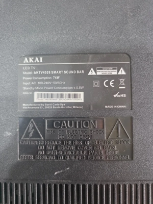 Dezmembrez tv Akai aktv4028