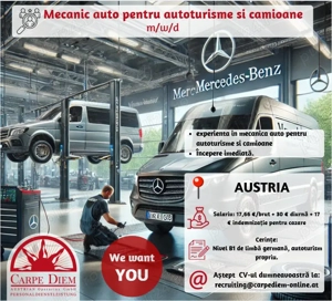  Angajăm mecanici auto (KFZ)   Austria