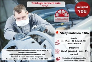 Căutăm Tinichigiu Caroserii Auto (m w d)
