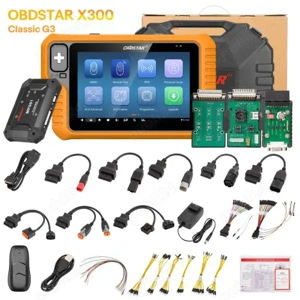 OBDSTAR X300 G3 Aparat Chei Auto / Moto / Camioane + KEY SIM + set Cabluri Motociclete. Neactivat. - imagine 4