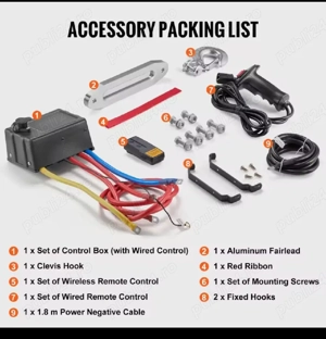 REDUCERE Troliu 13500lbs 6.2T sufa sintetica (model nou rapid) - imagine 2