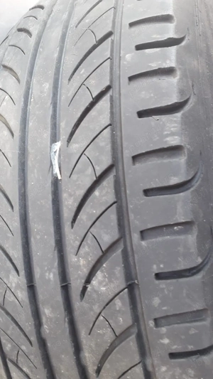 jante aliaj r16 cu cauiucuri vara stare foarte buna au fost pe un Hyundai Tucsson  - imagine 5