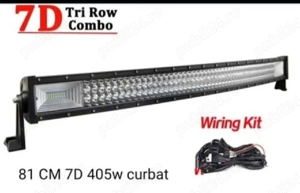 Led bar 7D 80cm curbat 405w - imagine 2