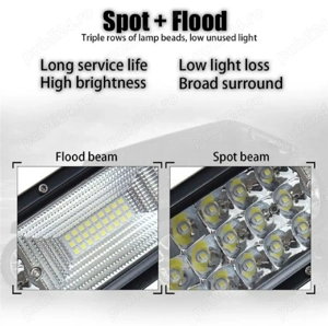 Led bar curbat 52" 130cm 675w gros calitativ ! - imagine 4