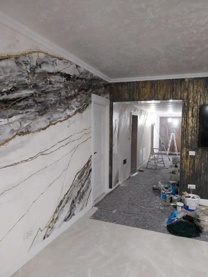 Prestez servicii:glet,lavabila la trafalet sau cu pompa,efecte decorative. - imagine 4