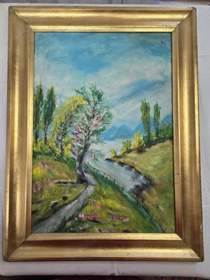 Tablou "Primăvară în pădure"