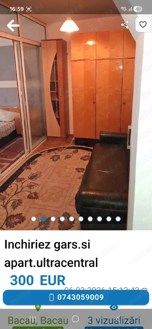 Proprietar Inchiriez gars.si apart.ultracentral - imagine 3