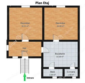 Casa cu 3 camere si teren 310 mp zona Trei Stejari din Sibiu - imagine 9