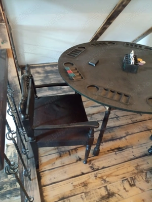 Masa poker + 3 scaune