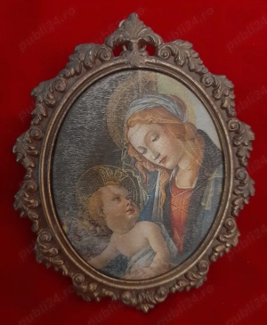 Tablou mic în rama de bronz