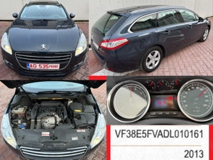Peugeot 508 sw AUTOMAT panoramic, HUD, navigatie, LED+xenon, carte service+RAR - imagine 3