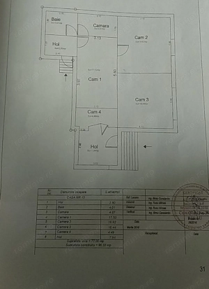 Casa de vanzare cu teren 572 mp si front generos 21 ml - imagine 19