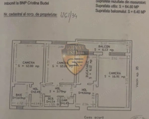 3 camere, Gara, decomandat, etaj 8/10 lift, izolat, renovat, 71mp, balcon 6.4mp - imagine 7