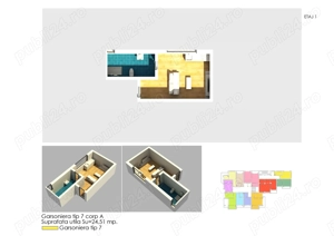 De la 830 m2 + TVA- Garsoniera 24.5 m2 utili in Costinesti