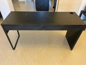 Birou office Ikea culoare maro 142x50 cm