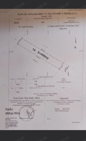  Teren 499 mp Magurele | Asfalt + Utilități |  39.000 Fix ( ușor negociabil )