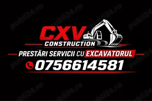 Prestări servicii cu excavator
