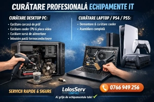 Cleaning  Curățare PC   Laptop   PS4   Imprimante - imagine 2